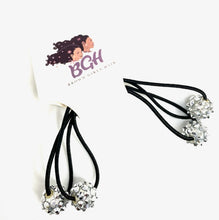 Load image into Gallery viewer, Brown Girls Hair NEW* TODDLER Bling Ponytail Hair Elastics | Hair Knockers Bobbles
