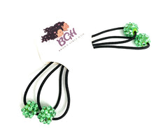 Load image into Gallery viewer, Brown Girls Hair NEW* TODDLER Bling Ponytail Hair Elastics | Hair Knockers Bobbles
