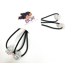 Load image into Gallery viewer, Brown Girls Hair NEW* TODDLER Bling Ponytail Hair Elastics | Hair Knockers Bobbles
