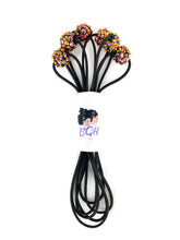 Load image into Gallery viewer, Brown Girls Hair *NEW* Bling Accent 6 Pc Bouquet | Ponytail Holder
