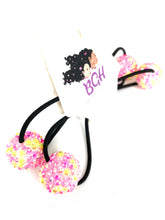 Load image into Gallery viewer, Brown Girls Hair Bling Confetti Hair Ballies | Hair Knockers Bobbles
