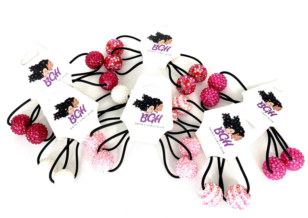 Brown Girls Hair Love BLING Knockers BUNDLE (6 Set) | Ponytail Holders