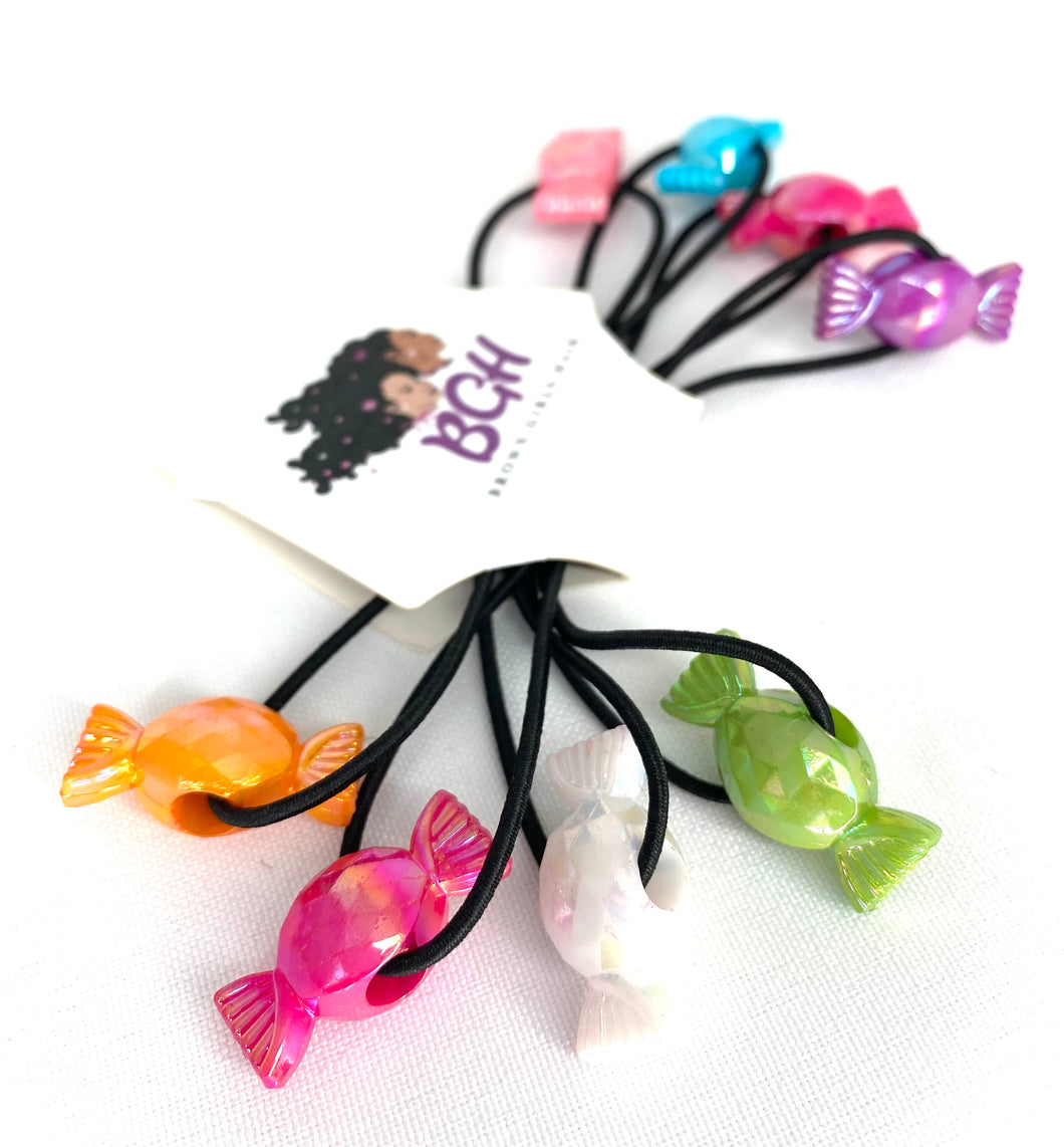 Brown Girls Hair Hard Candy Ponytail Holders