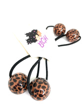 Load image into Gallery viewer, Brown Girls Hair Animal Print Hair Knockers | Bobbles | Ballies
