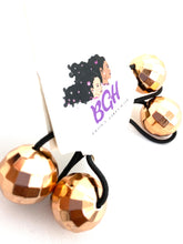 Load image into Gallery viewer, Facet Mirror Hair Bobbles | Hair Knockers | Hair Balls - Brown Girls Hair
