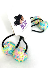 Load image into Gallery viewer, Bling Confetti Hair Balls | Hair Knockers Bobbles - Brown Girls Hair
