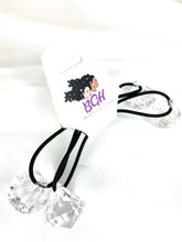 Load image into Gallery viewer, Brown Girls Hair*NEW* Medium GEM Ponytail Holder | Hair Elastics
