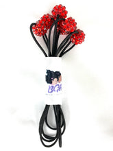 Load image into Gallery viewer, Brown Girls Hair *NEW* Bling Accent 6 Pc Bouquet | Ponytail Holder
