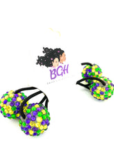 Load image into Gallery viewer, Bling Confetti Hair Balls | Hair Knockers Bobbles - Brown Girls Hair
