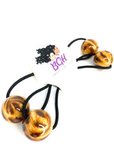 Load image into Gallery viewer, Brown Girls Hair Animal Print Hair Knockers | Bobbles | Ballies
