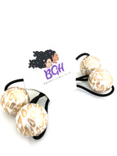 Load image into Gallery viewer, Brown Girls Hair Animal Print Hair Knockers | Bobbles | Ballies
